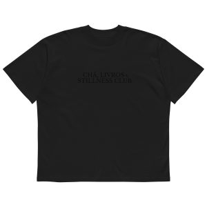 Unisex organic oversized high neck t-shirt